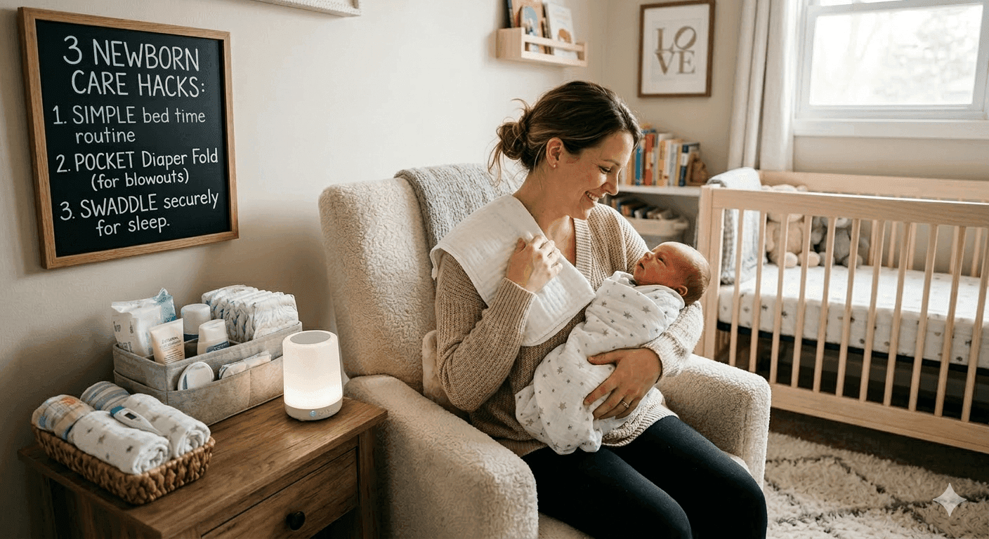 3 Newborn Care Hacks
